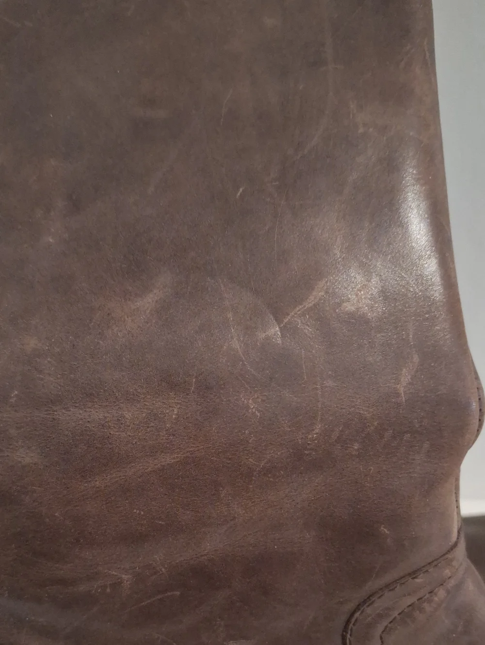Born Harding Brown Leather Knee-High Boots - Classic Riding Style